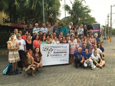 Participantes do 7º Encontro Anual da Rede Social Brasileira por Cidades Justas e Sustentáveis