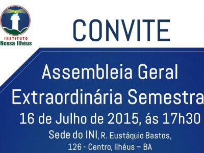 Assembleia Geral Extraordinaria 2015